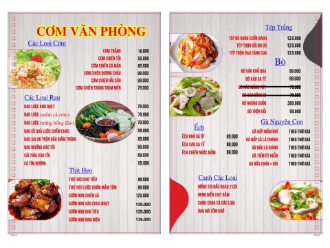 MENU CƠM